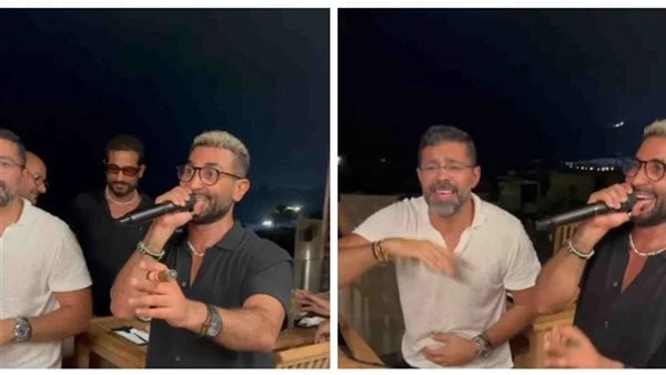 بالسيجار.. أحمد سعد يغني في حفل خاص ب لبنان أحيا المطرب أحمد سعد، أمس الخميس حفل خاص أثناء تواجده في بيروت بحضور مجموعة محدودة من جمهوره وأصدقاءه