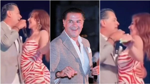 حضنها ورقص معها.. لحظة اقتحام معجبة راغب علامة المسرح مازل فيديو ظهورالفنان راغب علامة، في مقطع فيديو مثير وهو يرقص مع معحبة ويحتضنها يتصدر مواقع