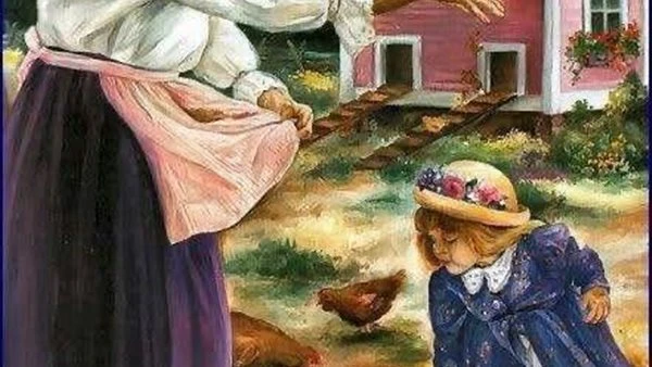 الدجاجه والحدايه جاءت الدجاجة الى جارها الديك باكية ،تخبره بان الحداة تستغل ضعفها ... كدجاجة وحيدة ...، لا عون لها و تنقض على دجاجها الصغير ... مختطفة دجاجة كل يوم انزعج الديك من ا