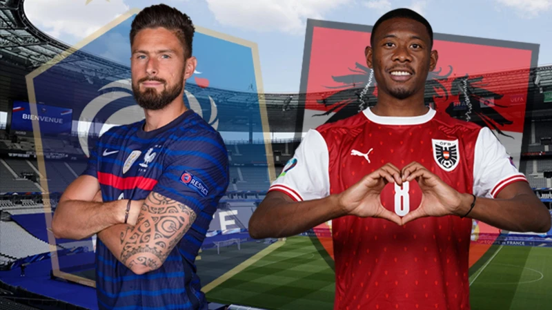 القنوات المفتوحة الناقلة لمباراة فرنسا والنمسا في كأس أمم أوروبا القنوات المفتوحة الناقلة لمباراة منتخب فرنسا والنمسا في كأس أمم أوروبا .يقدم لكم