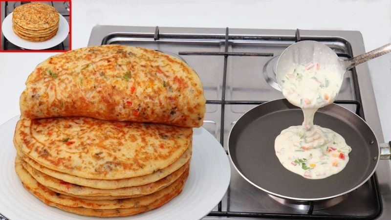 فطائر المقلاة السائلة لأسرع وجبة تحضيرها خطوة بخطوة بكوب دقيق واحد وبدون حليب فطائر المقلاة السائلة من أنواع الفطائر التي اشتهرت في الفترة الاخيرة،