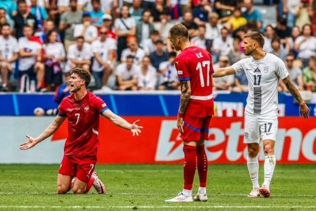 أخبار الرياضة -سلوفينيا ضد صربيا.. تعادل مجنون يحسم الشوط الأول في يورو 2024 تعرف على التالي سلوفينيا ضد صربيا.. تعادل مجنون يحسم الشوط الأول في يورو