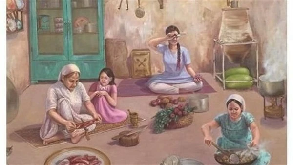 في إحدى المنازل البسيطة كانت تعيش ابنة مع أمها العجوز، وكانت لديها ثلاثة أخوات صغار، وكانوا فقراء، وتوفى الأب ولم يبقى لهم في إحدى المنازل البسيطة