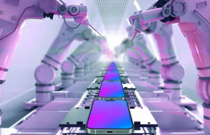 آبل تواجه تحديات في أتمتة إنتاج هواتف آيفون أفاد تقرير نشره موقع ذا إنفورميشن التقني أن آبل اتجهت إلى تقليل عدد العمال في خطوط تجميع هواتف آيفون بنسبة تصل إلى 50 على مدار السنوات ا