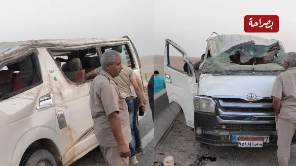 مع أول أيام العيد.. إصابات حرجة وخطيرة ل 10 أشخاص في انقلاب ميكروباص مروع بالمنيا شهد طريق الجيش المار بمحافظة المنيا حادثا مأساويا حيث أصيب 10 أشخاص