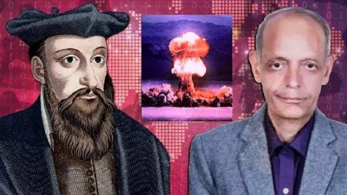 منجم هندي يتنبأ ب اندلاع حرب عالمية ثالثة خلال ساعات تفاصيل أثار المنجم الهندي المعروف باسم نوستراداموس الجديد، الجدل بعد أن تنبأ باندلاع الحرب