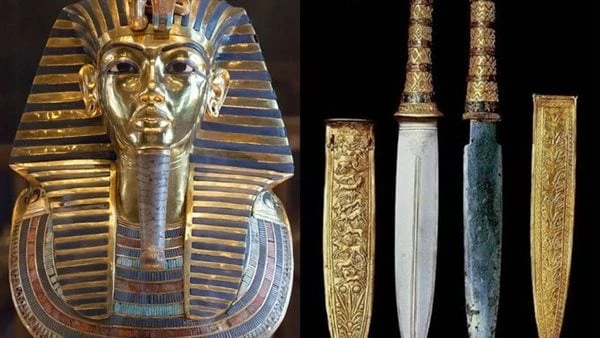 خنجر توت عنخ آمون يثير الجدل .. كيف تمت صناعته من النيازك الفضائية؟ استحوذ خنجر توت عنخ آمون الحديدي، المكتشف في أوائل القرن العشرين، على اهتمام