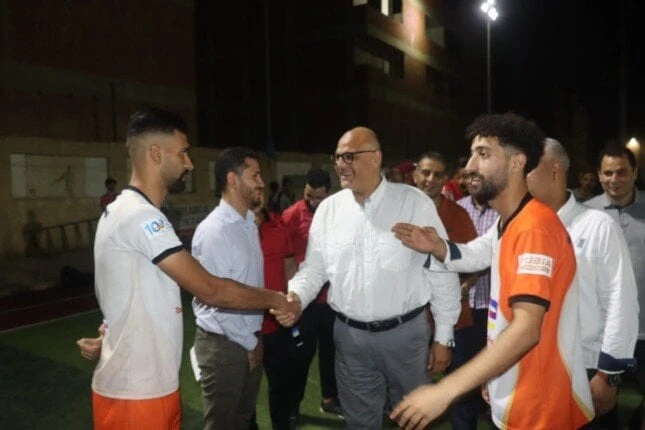 محافظ القليوبية يهنئ منتخب مراكز الشباب بالفوز على الوادى الجديد والصعود للنهائيافاق عربية نتحدث اليوم حول محافظ القليوبية يهنئ منتخب مراكز الشباب