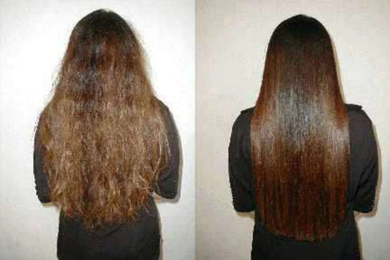 النتيجة مبهرة وصفات لفرد وتنعيم الشعر في المنزل بمكونات طبيعية وبكل سهولة ترغب العديد من النساء في القيام بتنعيم الشعر داخل المنزل باستخدام وصفات