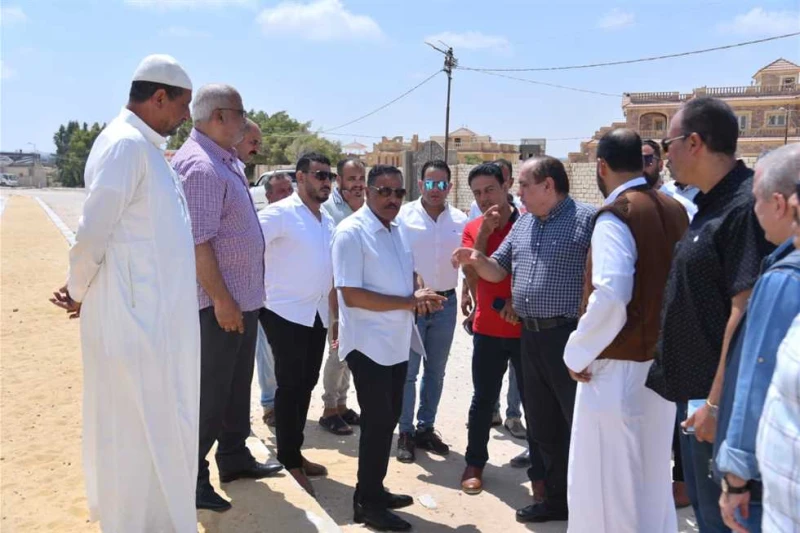 محافظ مطروح فى جولة ميدانية بمدينة الحمام قام اللواء خالد شعيب محافظ مطروح اليوم الأحد، بجولة ميدانية بمدينة الحمام لمتابعة تنفيذ عدد من المشروعات