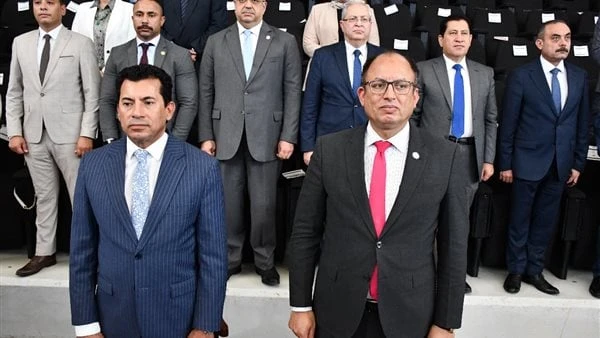 وزير الشباب ورئيس جامعة حلوان يفتتحان معرض الابتكارات ومشاريع التخرج السنويافتتح الدكتور أشرف صبحي، وزير الشباب والرياضة، والدكتور السيد قنديل، رئيس