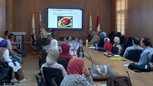 الزراعة: التصنيف الصحيح لنوع الآفة خطوة أساسية فى استراتيجيات المكافحة نفذ معهد بحوث وقاية النباتات ندوة عملية تحت عنوان التعرف على رتب حرشفية وغمدية ونصفية الاجنحة ودورها في المكا