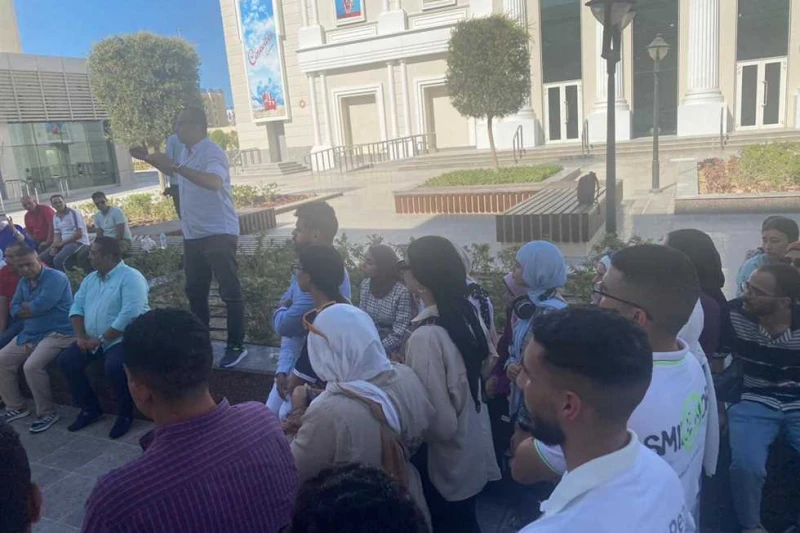 جامعة كفر الشيخ تشارك فعاليات مهرجان العلمين الجديدة 2024 بشعار العالم علمين تشارك جامعة كفر الشيخ اليوم الثلاثاء، فعاليات مهرجان العلمين الجديدة