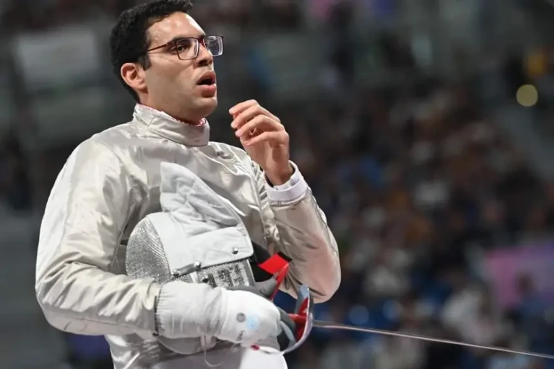 محمد عامر يتأهل إلى ربع نهائي سلاح السيف في أولمبياد باريس ٢٠٢٤نجح لاعب منتخب مصر للسلاح محمد عامر في الوصول إلى ربع نهائي أولمبياد باريس 2024 بعد فوزه الرائع على المصنف الثاني عال