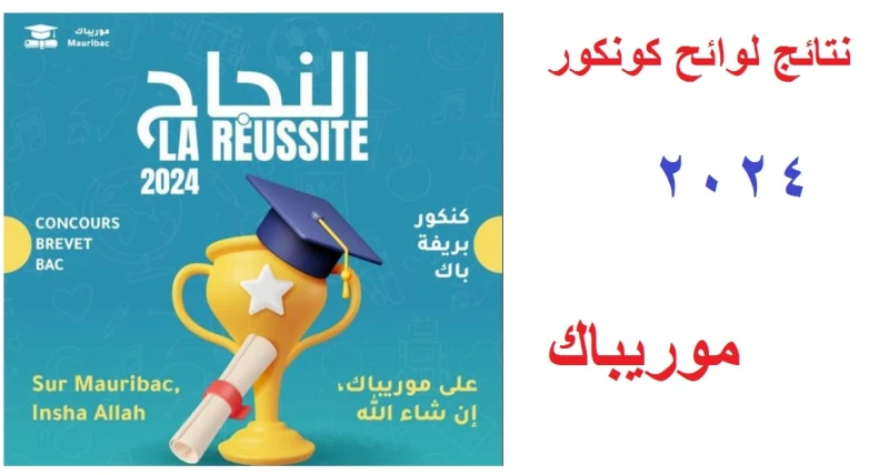 لوائح المترشحين رابط نتائج كونكور 2024 في موريتانيا نتيجة مسابقة دخول سنة أولى الاعدادية عبر موقع موريباكنرصد لكم إعلان نتائج كونكور 2024 في موريتانيا، وذلك بعد أن توالت العديد من 