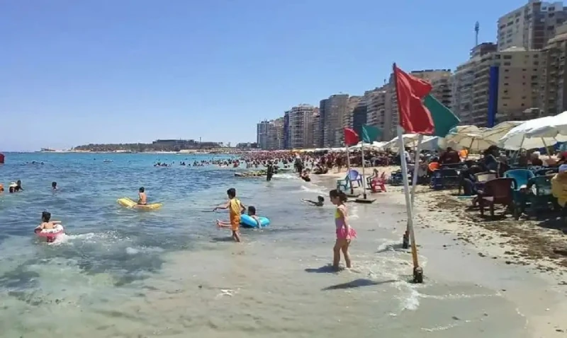 محدش ينزل البحر بالاسكندرية قرار المحافظ برفع الرايات الحمراء بهذه الشواطئمحدش ينزل البحر بالاسكندرية قرار المحافظ برفع الرايات الحمراء بهذه