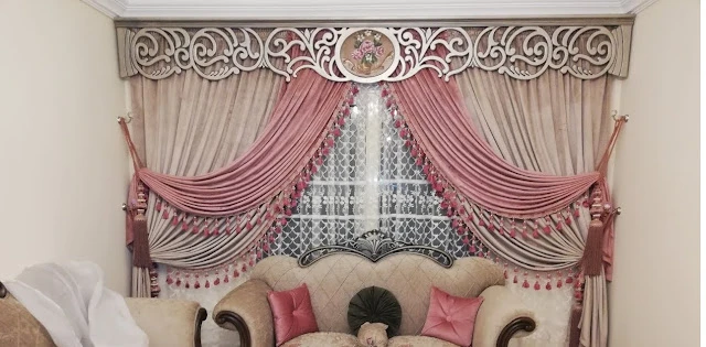 أجمل تصاميم ستائر مودرن كشمير 2025 ريسبشنهناك العديد من التصاميم المميزة التي يمكنك أن تحصل عليها للسائر الخاصة بغرفة الريسبشن في المنزل، ويمكنك أن