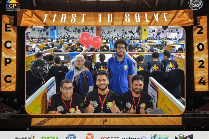 فريق هندسة شبرا يحقق البرونزية في المسابقة البرمجية المصرية لطلاب الجامعات أعلن الدكتور ناصر الجيزاوى رئيس جامعة بنها، حصول فريق كلية الهندسة بشبرا،