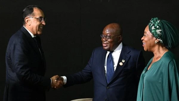 مدبولي يلتقي رئيس جمهورية غانا لبحث الملفات المشتركة التقى الدكتور مصطفى مدبولي، رئيس مجلس الوزراء، نانا أكوفو أدو، رئيس جمهورية غانا، وذلك على هامش