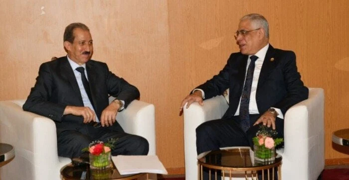 مصر والمغرب تبحثان سبل تعزيز التعاون القضائي بين البلدينبحث المستشار محمد شوقي النائب العام، مع المستشار الحسن الداكي، رئيس النيابة العامة للمملكة