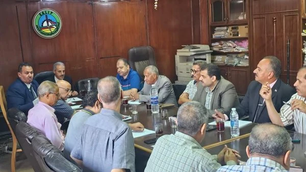 اجتماع تنسيقي للتوسع في أنشطة ترشيد استخدام المياه ب الزراعة عقد الدكتور السعيد حماد رئيس الهيئة العامة لمشروعات تحسين الأراضي، والدكتور محمد يوسف