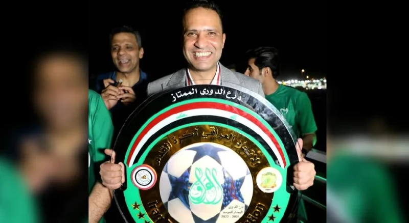 مؤمن سليمان عامل عظمة في العراق: كسب الدوري والكاس قاد المدير الفني مؤمن سليمان، مدرب نادي الشرطة، فريقه، هذا المساء، إلى حصد لقب كأس العراق على حساب