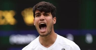 رياضة ألكاراز يبلغ نهائي ويمبلدون للتنس مجددا بعد انتفاضة أمام ميدفيديفأفاق عربية رياضة نتحدث اليوم حول ألكاراز يبلغ نهائي ويمبلدون للتنس مجددا بعد