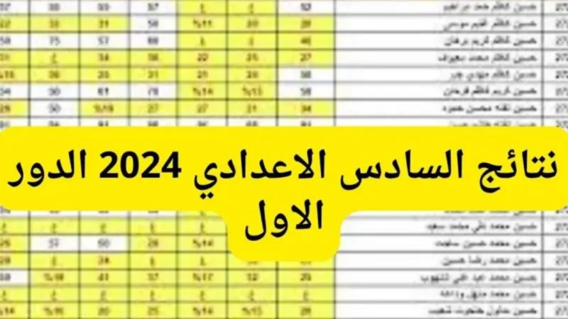 رابط نتائج السادس الإعدادي في العراق الدور الأول عبر موقع وزارة التربية العراقية 2024لقد شهدت نتائج السادس الإعدادي في العراق اهتمام كبير من قبل