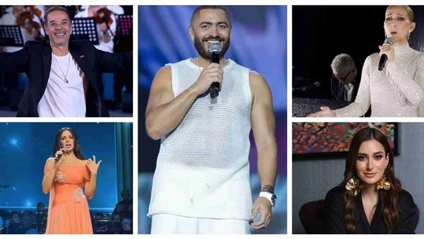 أخبار الفن تفاصيل حفلات تامر حسني وآمال ماهر ومدحت صالح .. ومعلومات عن مرض سيلين ديون نشر قسم الفن على مدار الساعات الماضية، عددا من الأخبار المحلية