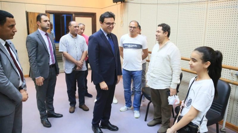 وزير الثقافة يتفقد تجهيزات الأيام الثقافية المصرية الصربية أجرى الدكتور أحمد فؤاد هنو، وزير الثقافة، جولة تفقدية مفاجئة، لعدد من المواقع الثقافية،