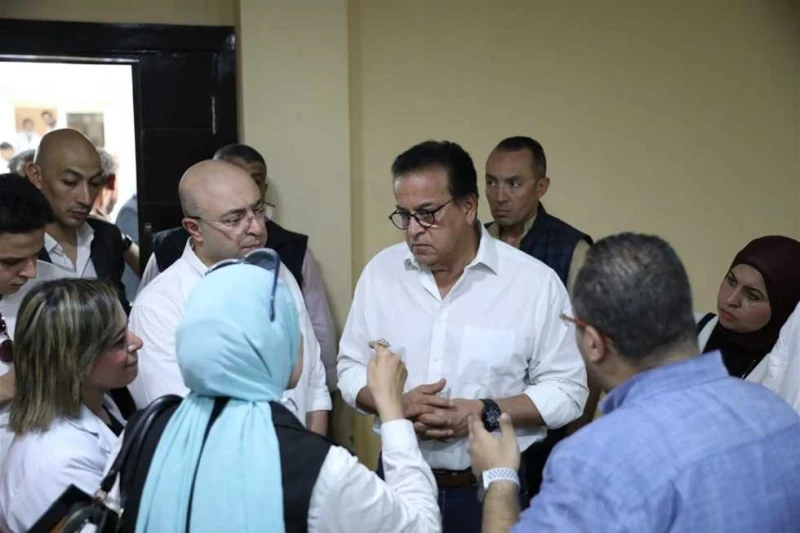 وزير الصحة يتفقد 4 مستشفيات في بني سويف لمتابعة عمليات التطوير ورفع الكفاءة تفقد الدكتور خالد عبدالغفار نائب رئيس مجلس الوزراء ووزير الصحة والسكان،