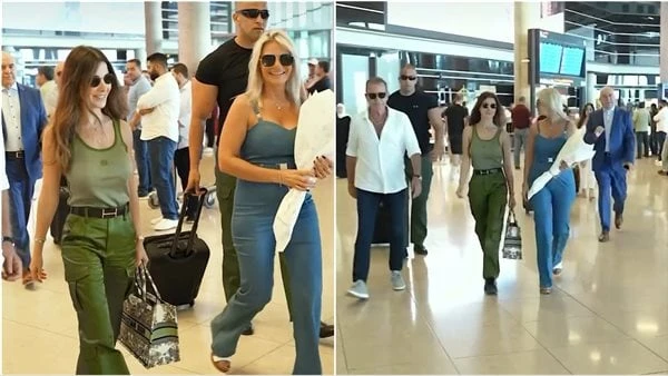 استقبال نانسي عجرم بالورود في مطار الأردنوصلت الفنانة نانسي عجرم، اليوم الجمعة إلى الأردن، استعدادا لحفلها الغنائي هناك، مساء اليوم، ضمن سلسلة حفلات