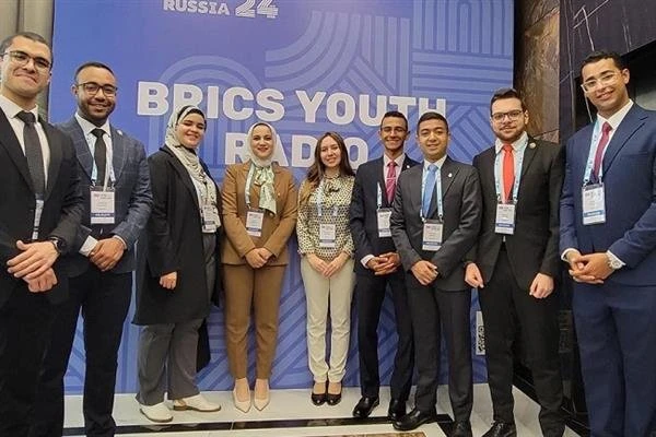 وفد مصري يشارك في فعاليات المؤتمر العاشر لشباب بريكس بروسيا الاتحاديةشارك وفد شبابي مصري في فعاليات المؤتمر العاشر لشباب دول البريكس، والذي أقيم خلال