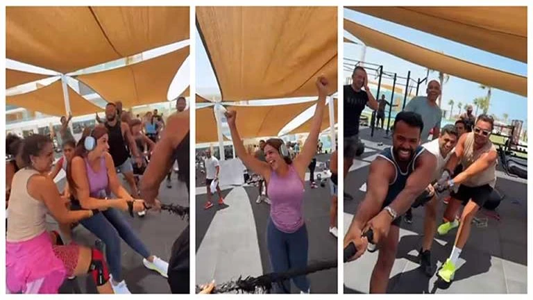 بالفيديو.. ياسمين عبد العزيز تشارك جمهورها لعبة شد الحبل تعرف على التالي بالفيديو.. ياسمين عبد العزيز تشارك جمهورها لعبة شد الحبل ، 09 59 م السبت 27