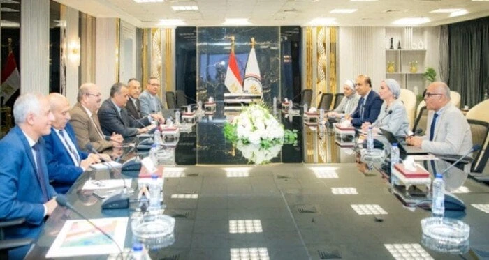 وزراء الإنتاج الحربي والبيئة والكهرباء يبحثون الموقف التنفيذي لعدد من موضوعات التعاون المشتركبحث المهندس محمد صلاح الدين مصطفى وزير الدولة للإنتاج