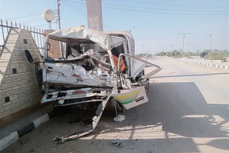 مصرع ربة منزل وإصابة 14 شخصا في حادث انقلاب سيارة بدائري المنيا لقيت ربة منزل مصرعها، فيما أصيب 14 شخصا، بينهم 11 سيدة، اليوم الأحد، في حادث انقلاب