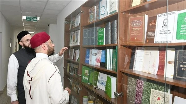 وزير الأوقاف يزور رئيس الإدارة الدينية لمسلمي جمهورية تتارستان ومفتيهازار الدكتور أسامة الأزهري وزير الأوقاف، المفتي الشيخ كامل سميع الله رئيس