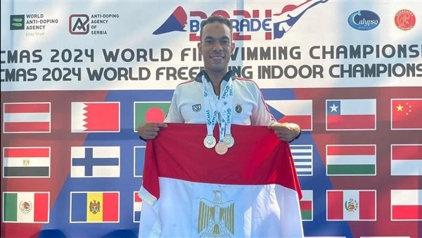 محمد طارق يحقق إنجازا رياضيا فى بطولة العالم للسباحة بالزعانف للأساتذة ب صربيانجح لاعب القوات المسلحة نقيب مهندس محمد طارق محمد حسنين فى تحقيق ثلاث ميداليات متنوعة خلال مشاركته ضمن