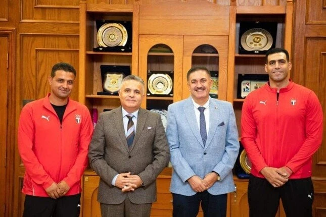 رئيس جامعة السويس يستقبل منسوبي الجامعة المشاركين في أوليمبياد باريس 2024المشاركين في أوليمبياد باريس 2024أحمد الشرقاوىاستقبل بمكتبه اليوم الدكتور