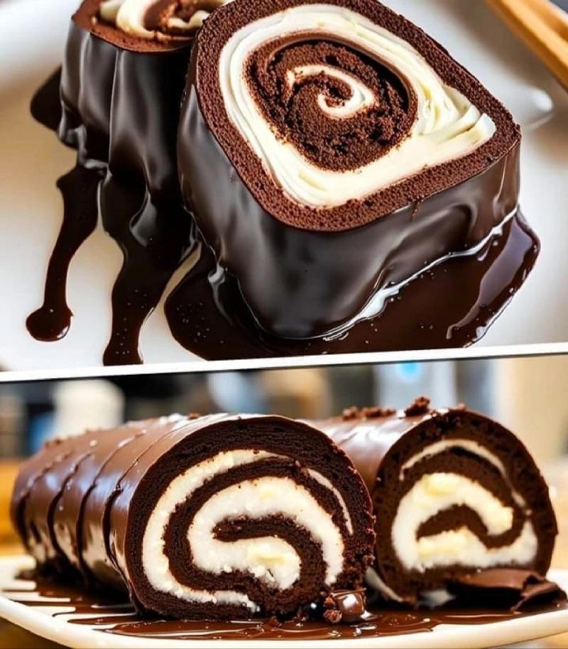 كيكة خلاط شوكولاته سويسرول ترند فيس بوك بدون مضرب بابسط والذ الطرقطريقة كيك سويسرول كيكة هشة في الخلاط بمكونات بسيطة تعطي وصفة متميزة تحضر من البيض