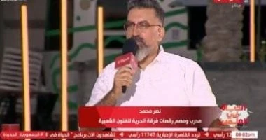 مصمم رقصات فرقة الحرية: سعيد بالمشاركة فى مهرجان العالم علمين للعام الثاني تعرف على التالي مصمم رقصات فرقة الحرية: سعيد بالمشاركة فى مهرجان العالم