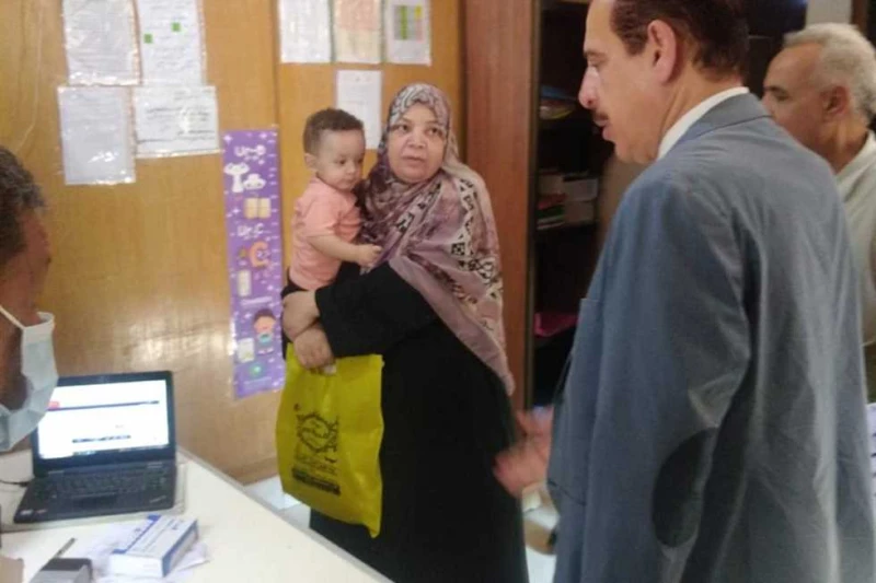 نائب وزير الصحة يوجه بإضافة وحدة أسنان بمركز عين حلوان الطبي أعلنت وزارة الصحة والسكان، المرور على مركز طبي عين حلوان التابع لمنطقة حلوان الطبية،