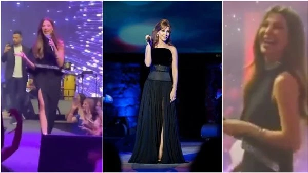 الفرق كبير.. عارضة أزياء ترتدي فستان نانسي عجرم تثير الجدل بالسوشيال ميدياشاركت الفنانة نانسي عجرم جمهورها في حفلها بالأردن صورا عديدة لحفلها الأخير