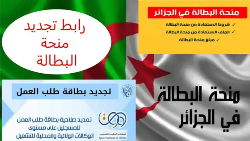 شروط تجديد منحة البطالة الجزائر 2024 وأهم المستندات المطلوبةشروط تجديد منحة البطالة الجزائر 2024 والتي تقدمها الحكومة الجزائرية في عيئة دعم مالي لكل