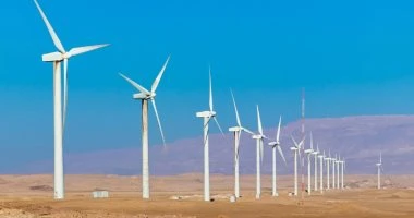 اقتصاد وبورصة: القابضة الكيماوية: اختيار منطقة لإنشاء مزرعة رياح أول مصنع أمونيا خضراء بالسويس اقتصاد وبورصة، القابضة الكيماوية اختيار منطقة لإنشاء