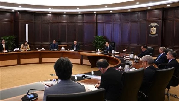 رئيس الوزراء يبحث سبل زيادة حجم استثمارات الشركات اليابانية في السوق المصريةعقد الدكتور مصطفى مدبولي، رئيس مجلس الوزراء، اجتماعا، اليوم؛ لبحث سبل