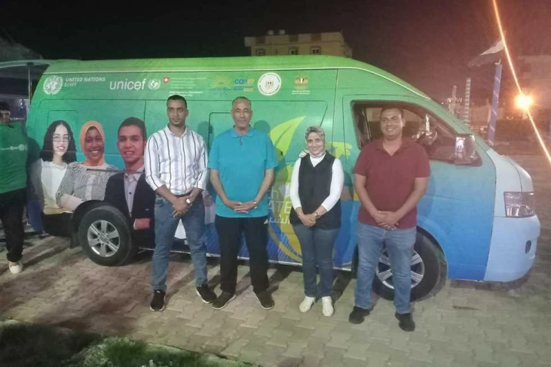 انطلاق كرفان الشباب والمناخ بشمال سيناء للتفاعل الإيجابي مع قضايا البيئة شهد ايهاب حسن عبدالوهاب مدير عام مديرية الشباب والرياضة بشمال سيناء اليوم