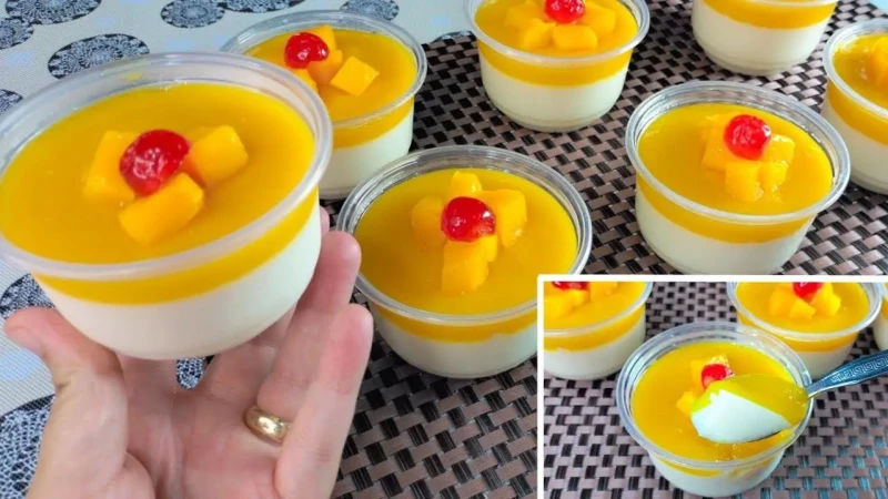 طريقة عمل مهلبية المانجا والحليب المنعشة بطريقة افخم الكفيهات في 10 دقائق تعتبر مهلبية المانجا والحليب من الحلويات الشهية والمحبوبة التي تجذب العديد