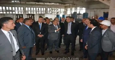 كتب - محمود الهندي وتفقد سيادته الوضع الحالى بالمحطة، واستمع لشرح العضو المنتدب الرئيس التنفيذى للشركة القابضة للصناعات الغذائية لخطة العمل التى سوف