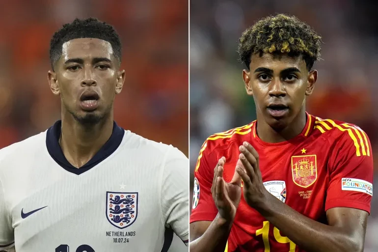 موعد مباراة إسبانيا وإنجلترا في نهائي يورو 2024 والقنوات الناقلةمباراة إسبانيا وإنجلترا في نهائي يورو 2024، تعد من أمتع المباريات التي ينتظرها